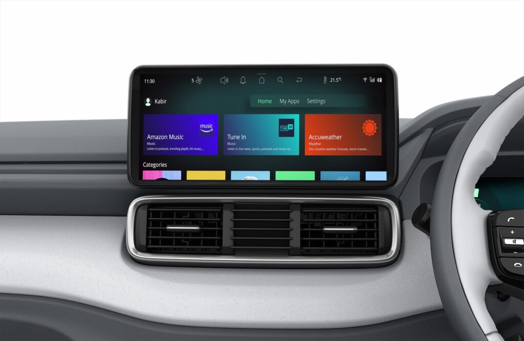 2026 Tata Punch EV Infotainment System