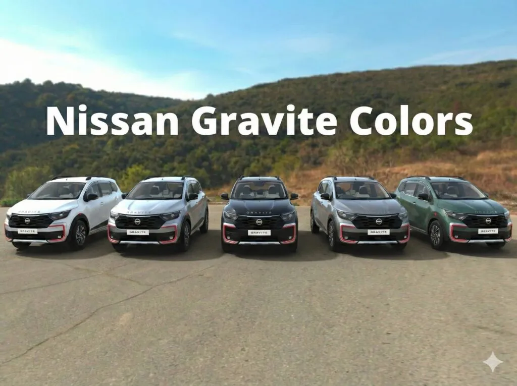 Nissan Gravite Colors - New Nissan Gravite All Color Options