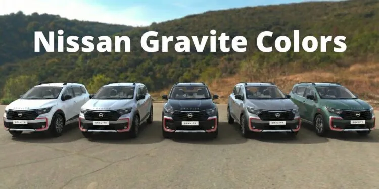Nissan Gravite Colors - New Nissan Gravite All Color Options