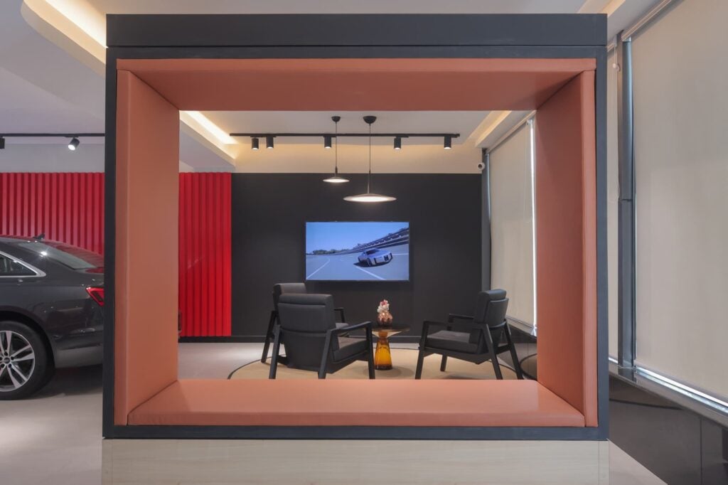Audi Hyderabad Showroom Lounge