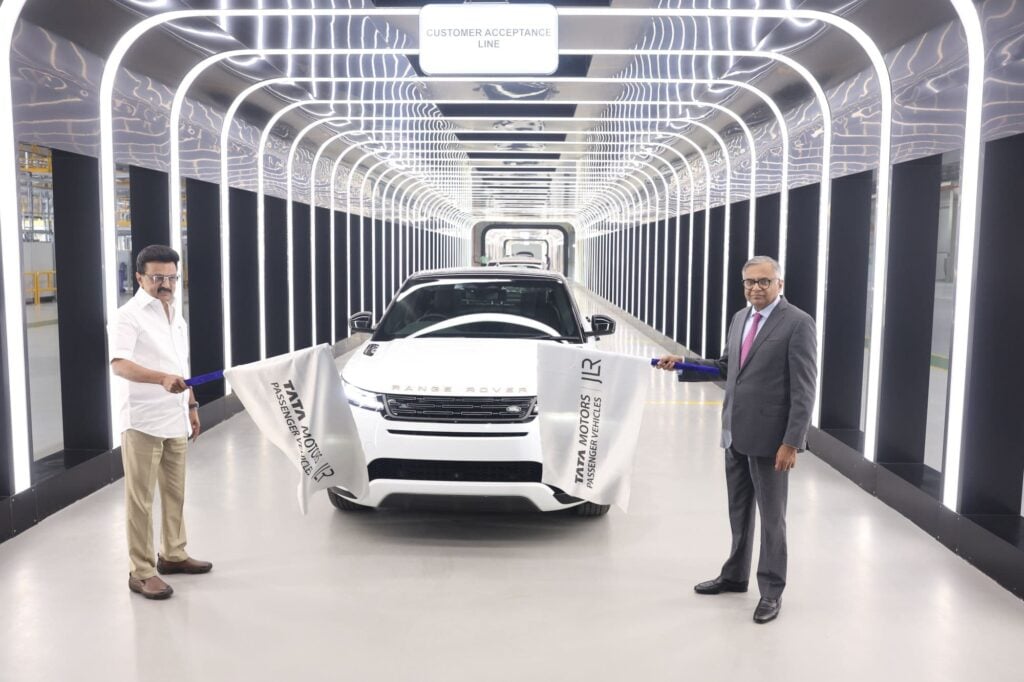 Tata Motors' new manufacturing facility at Panapakkam, Ranipet district, Tamil Nadu In The Picture Locally Manufactured Range Rover Evoque