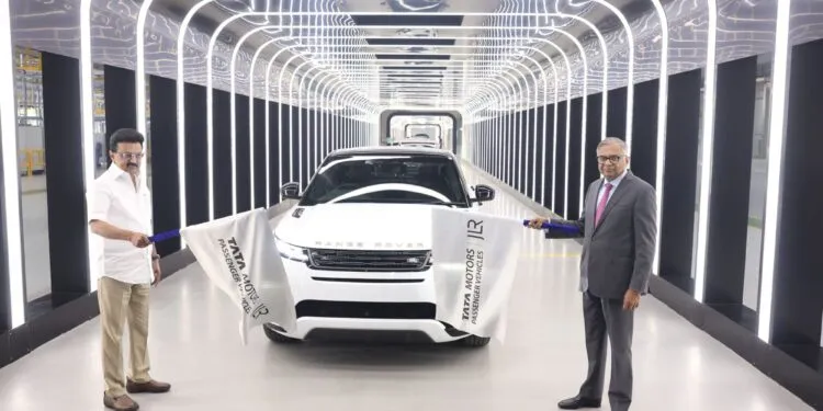 Tata Motors Tamil Nadu Manufacturing Facility - Range Rover Evoque JLR manufacturing Facility