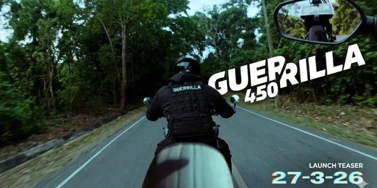 2026 Royal Enfield Guerrilla 450 Launch Date Teaser