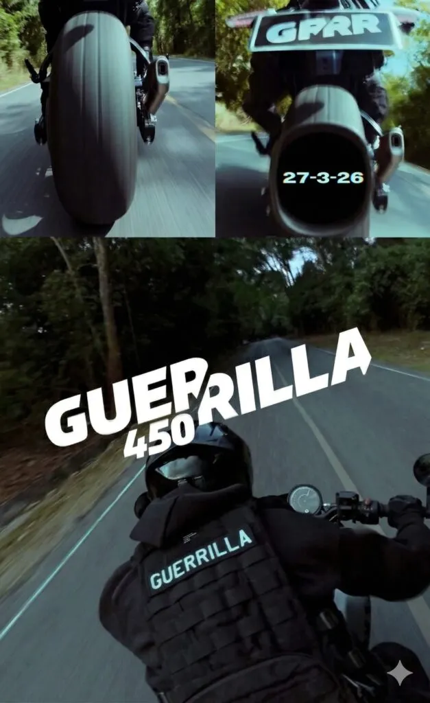 Royal Enfield Guerrilla 450 Teaser Image 1
