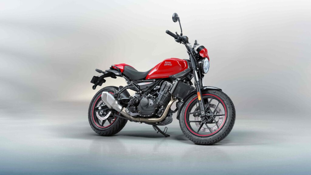 2026 Royal Enfield Guerrilla 450 Apex Red Color Photos