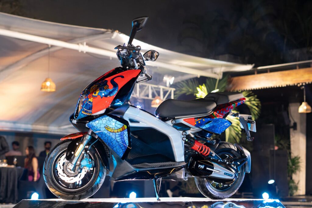 TVS X Red Color