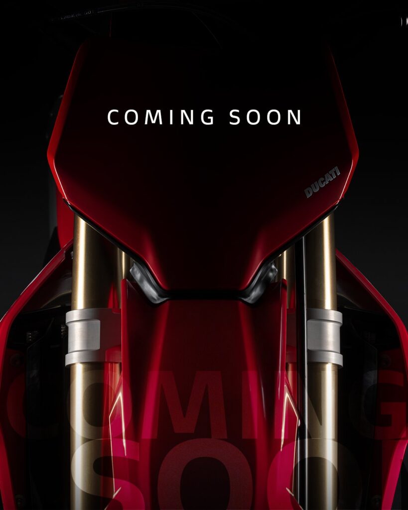 Ducati Desmo450 Motocross Bike Teaser Image Ducati India Launch Soon