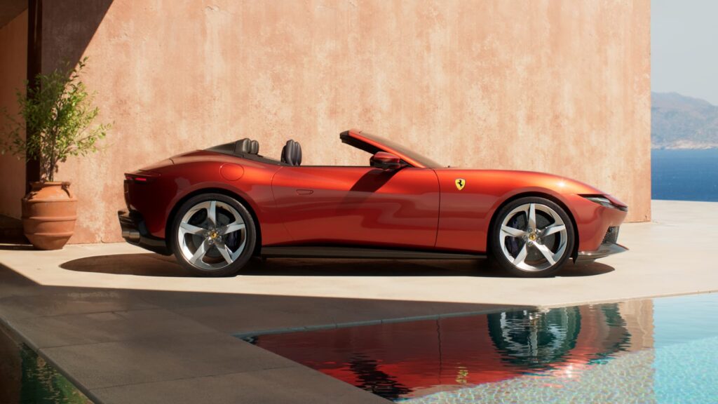 Ferrari Amalfi Spider Rosso Tramonto (Sunset Red)  2026 Model