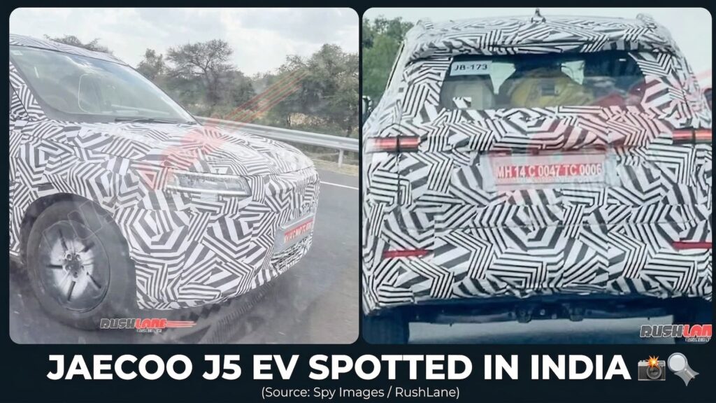 Jaecoo J5 EV Testing JSW Motors  Electric SUV Photos