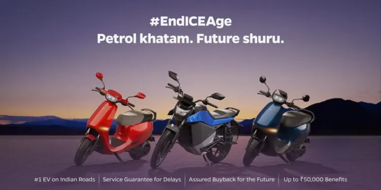 Ola Electric Petrol Khatam Offers Electric Shuru Campaign