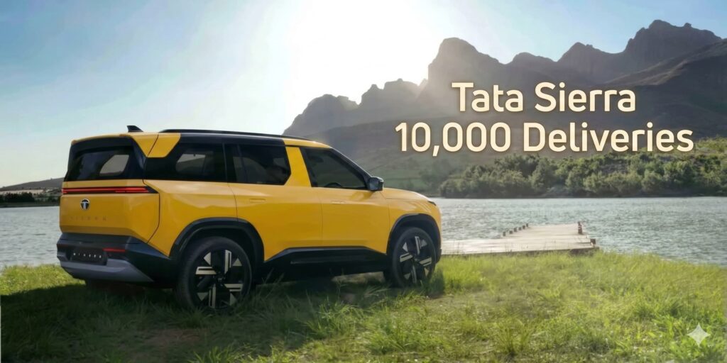 All New Tata Sierra 10000 Delivery in under 2 months of launch