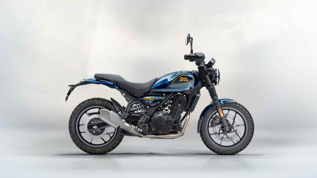 2026 Royal Enfield Guerrilla 450 Twilight Blue Color