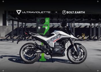 Ultraviolette EV Bolt Earth Type 6 Charging Port