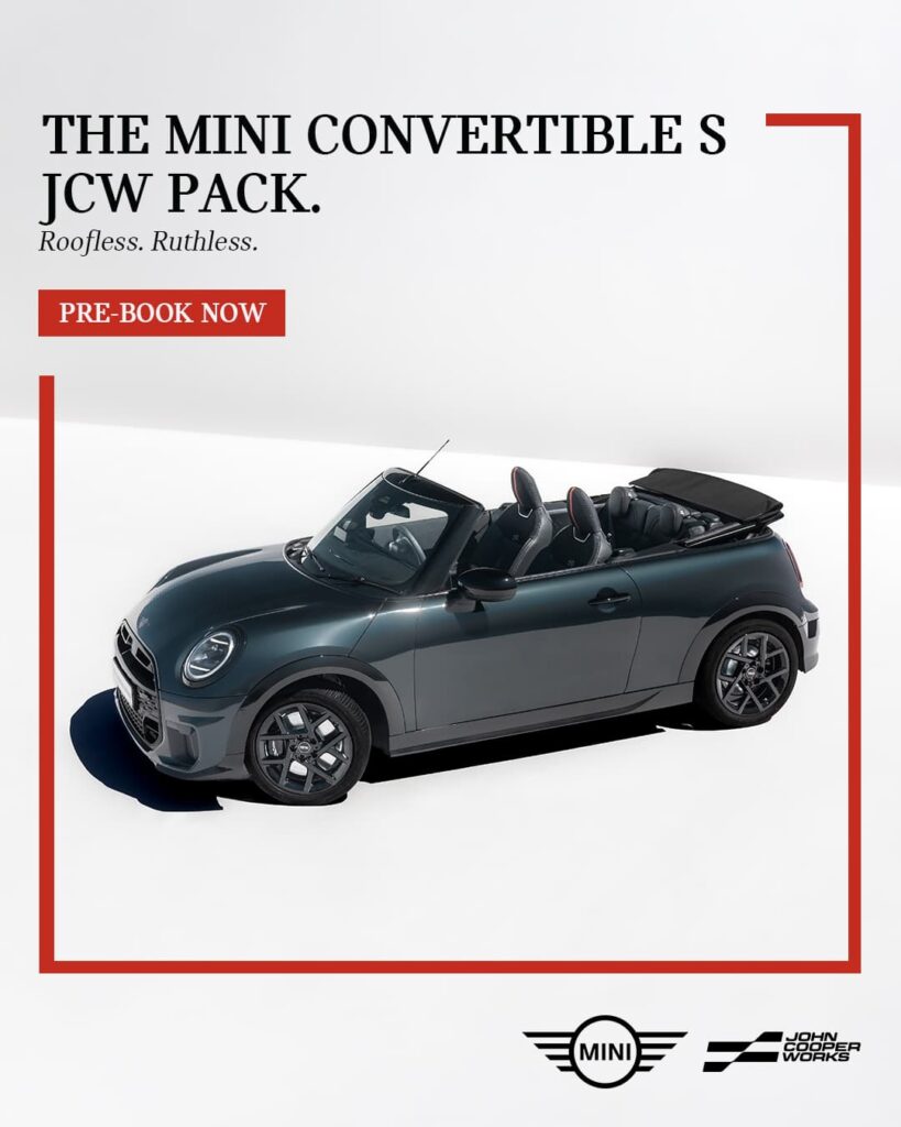 MINI Convertible JCW Pack Bookings