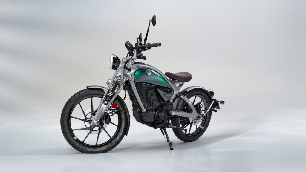 New FF C6 Electric Bike Images Green Color