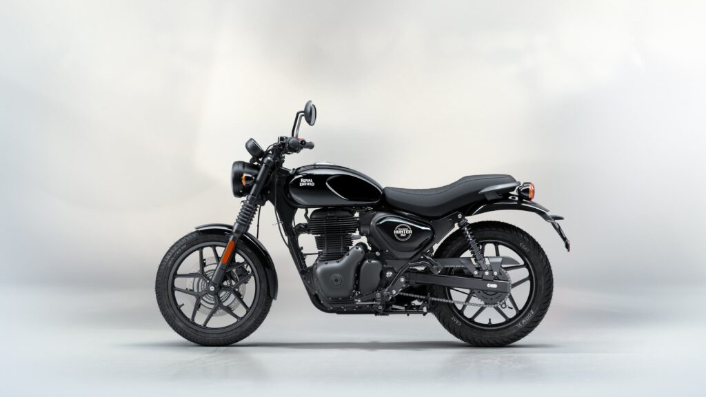 New Hunter 350 Royal Enfield 2026 Model Black Color