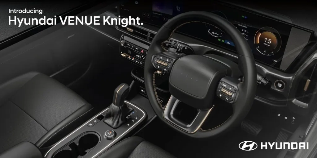 Venue Knight Edition Interior