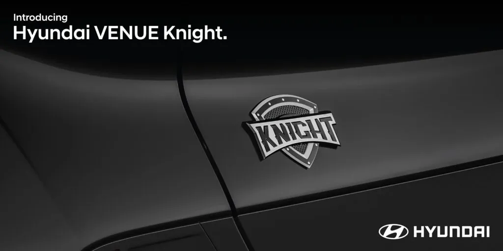 Hyundai Venue Knight Edition Logo