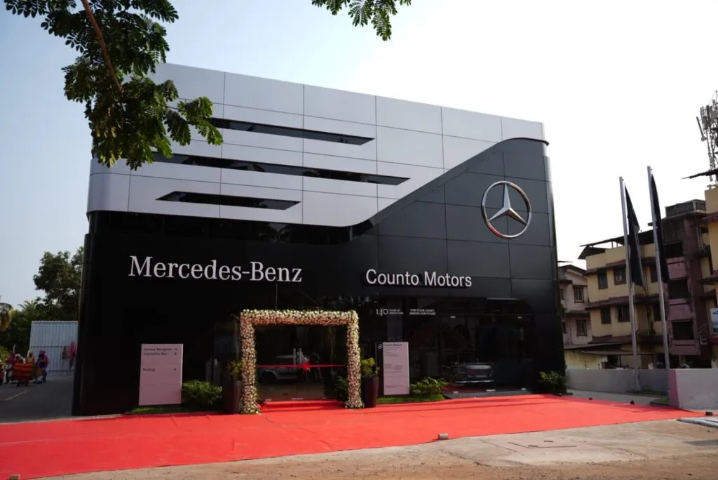 Mercedes-Benz New Outlet in Goa, Margao.... Counto Motors Service centre Mercedes-Benz india