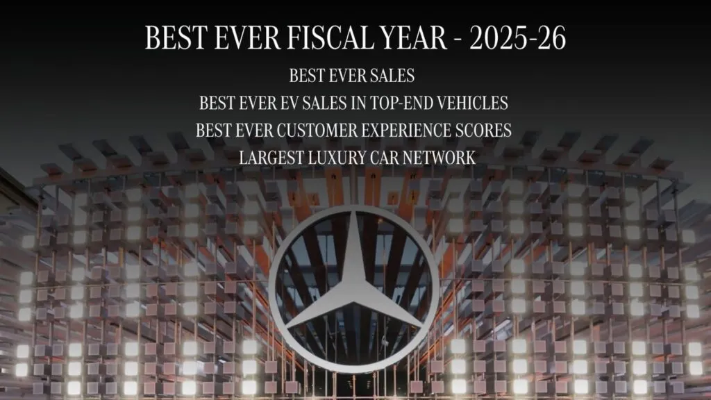Mercedes-Benz India Sales FY 2026