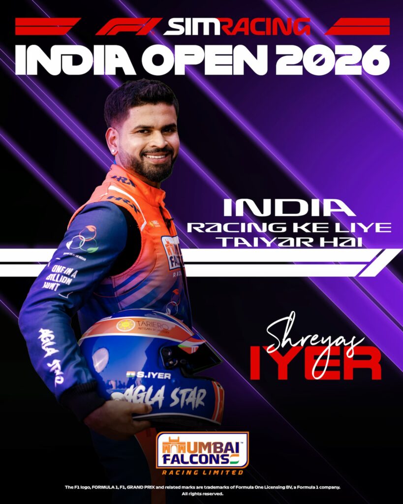 F1 SIM Racing Shreyas Iyer