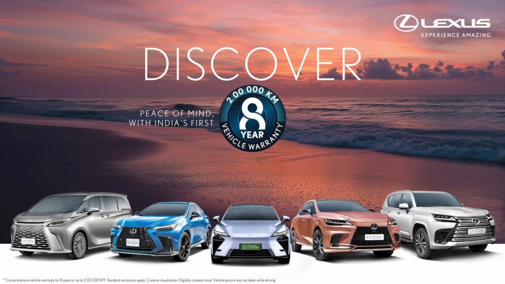 Lexus India 8 Year Warranty Vehicle Warranty 2 lakh Kms