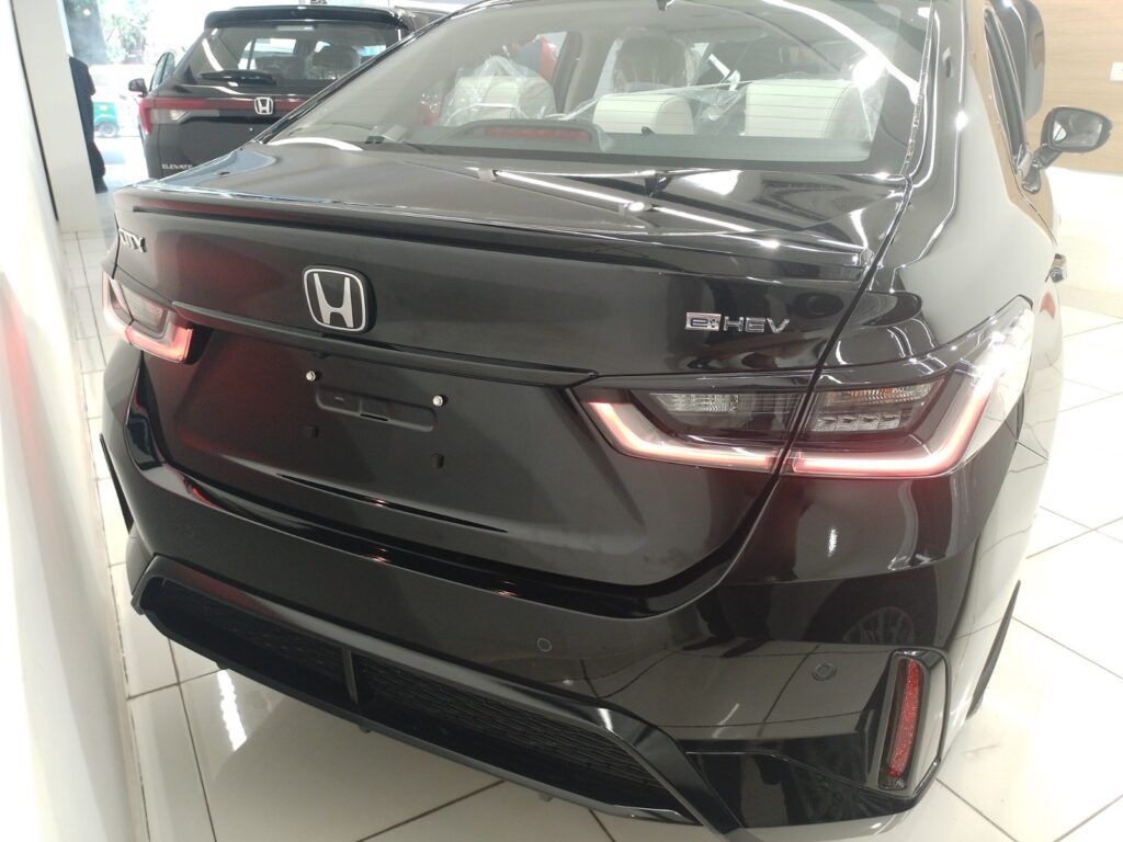 Honda City Black Rear Photos