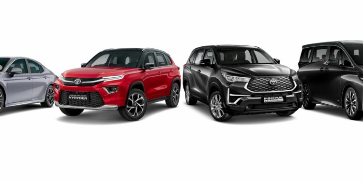 Toyota Cars in India