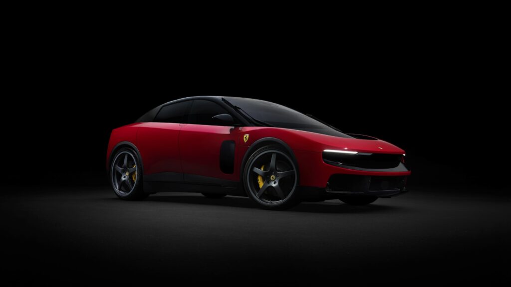 Ferrari Luce Electric Car Red Color
