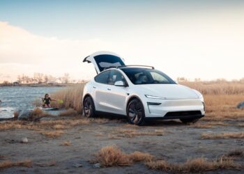 Tesla Model Y Premium Pearl White Color Option Multi Coat
