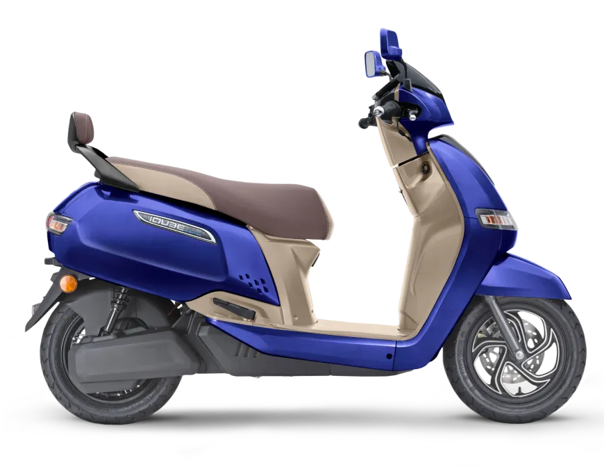 TVS iQube Blue Color Option 4.7 kWh