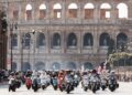 Vespa Parade Italy Rome