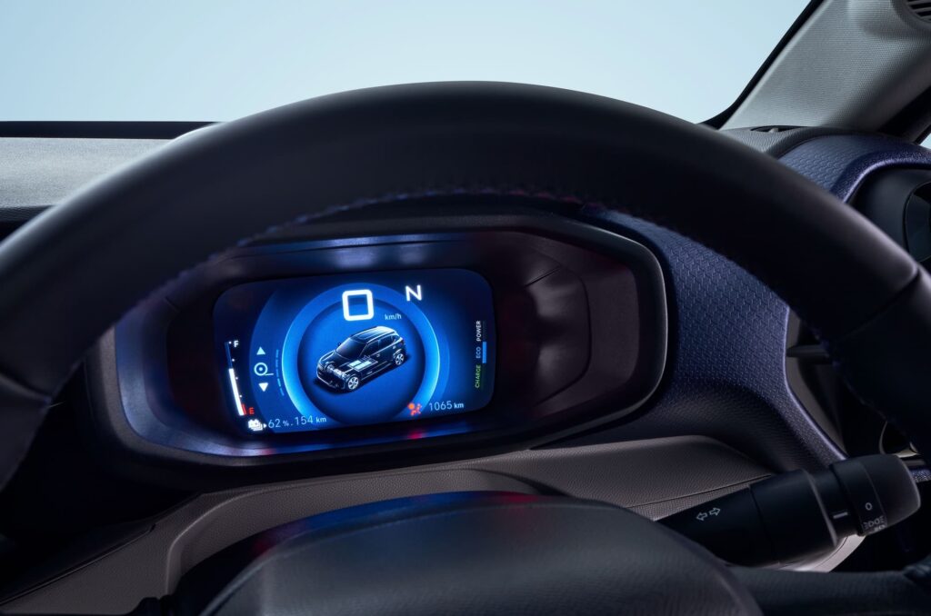 Citroen C3X Electric MID Display Steering Wheel