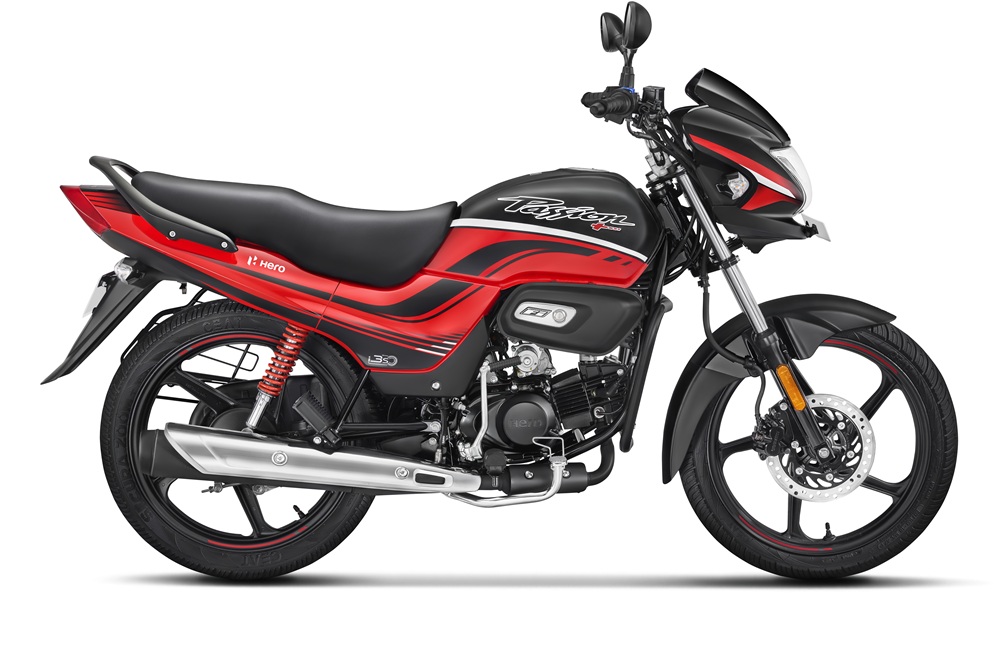 2026 Hero Passion Plus Pearl Red Color