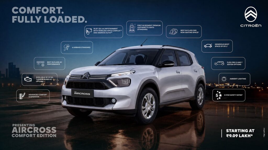Citroen Aircross Comfort Edition Fully Loaded