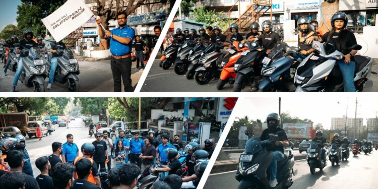 Suzuki Burgman Hangout Parade Pune
