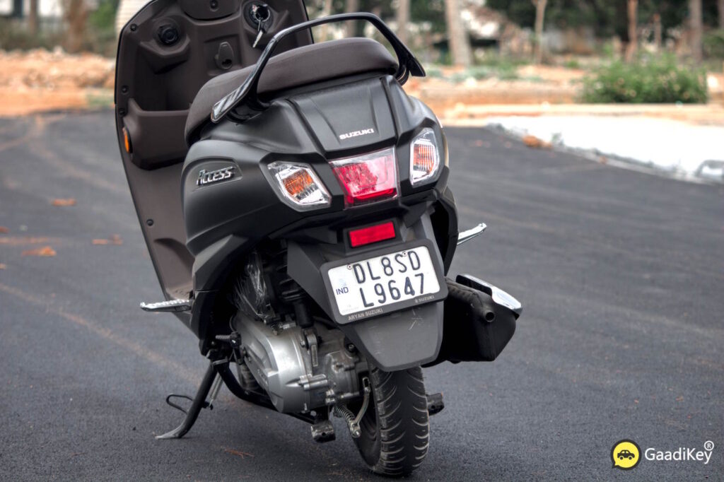 Suzuki Access Ride Connect Edition Rear Side