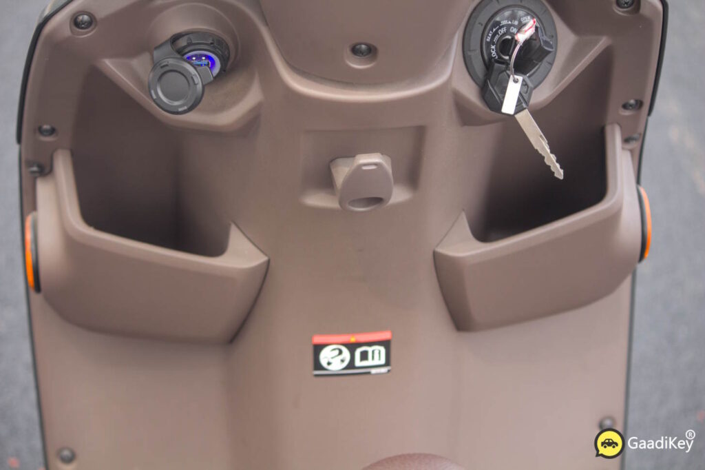 Suzuki Access Ride Connect Storage Pockets