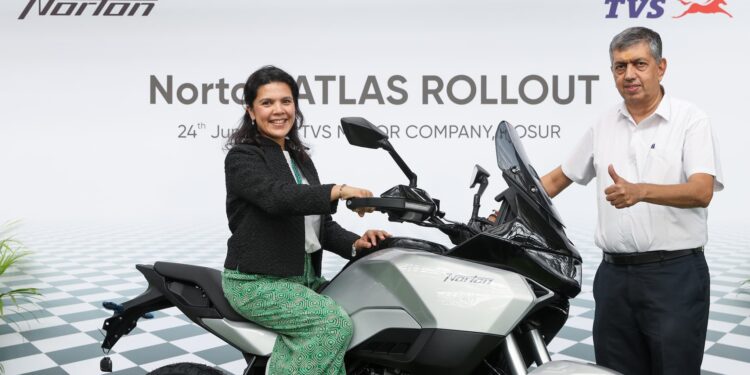 Norton Atlas Motorcycle rolls out of Hosur Factory