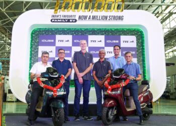 TVS iQube 1 Millionth Unit