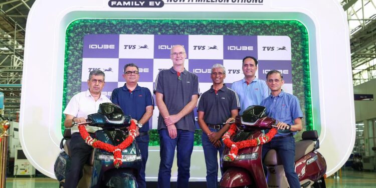 TVS iQube 1 Millionth Unit