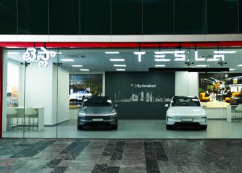 Tesla Experience Centre in Hyderabad