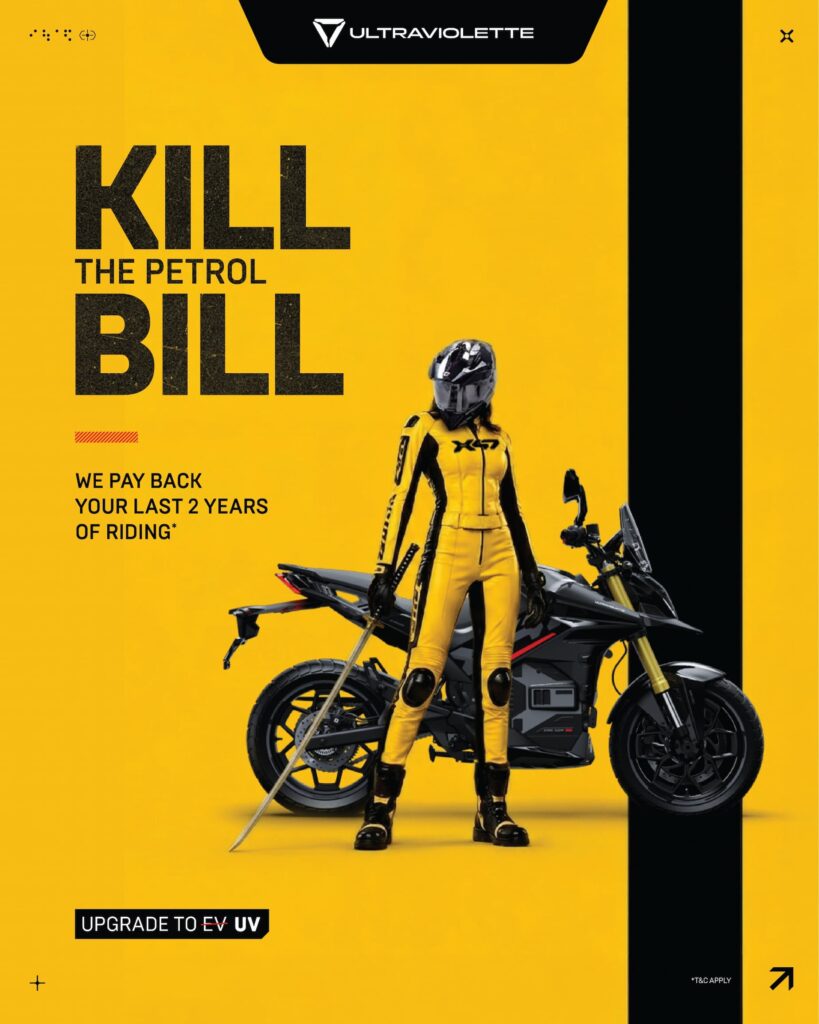 Ultraviolette Kill the Petrol Bill 