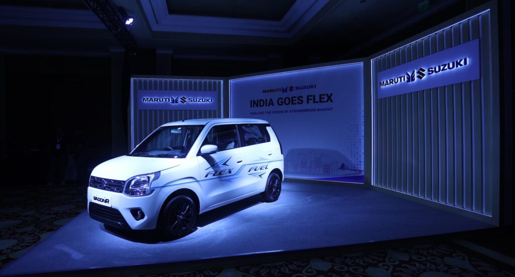 2026 Maruti Wagon R Flex Fuel Car Photos White Color New Wagon R Flex Fuel E20 to E100 Fuel 