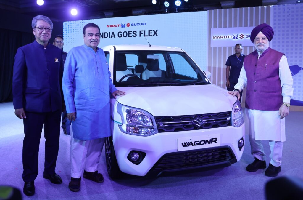 Maruti WagonR Flex Fuel Car Photo White