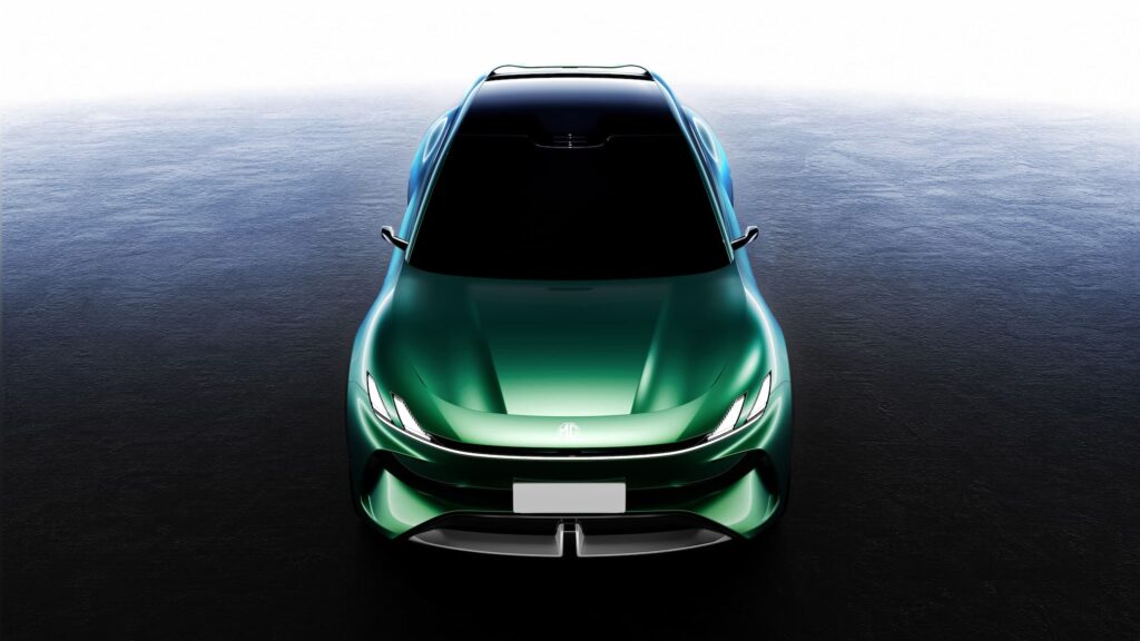 Green Color MG Concept Car - MG GO!