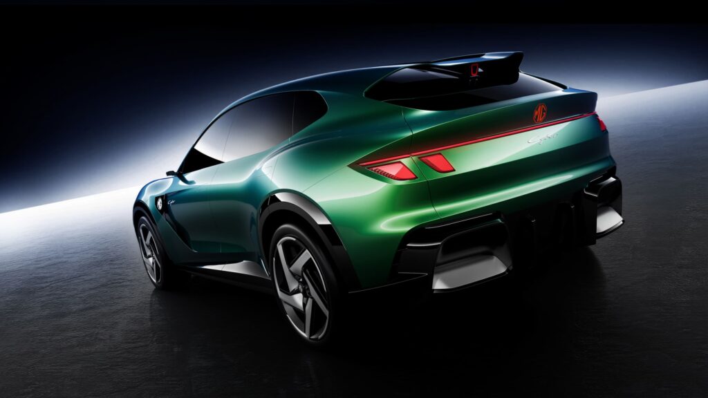 Green Color MG Cyber Concept Car