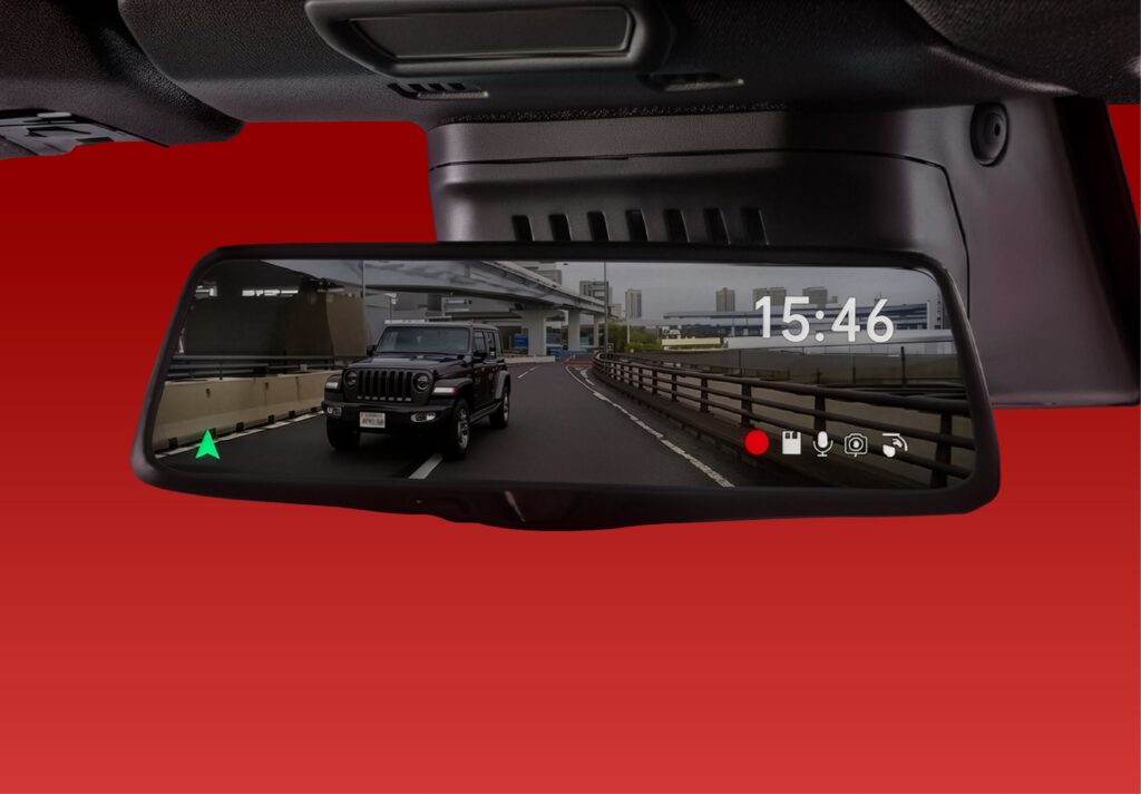 Digital IRVM with front and Rear Dashcam