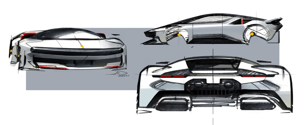 Ferrari CZ26 Sketches