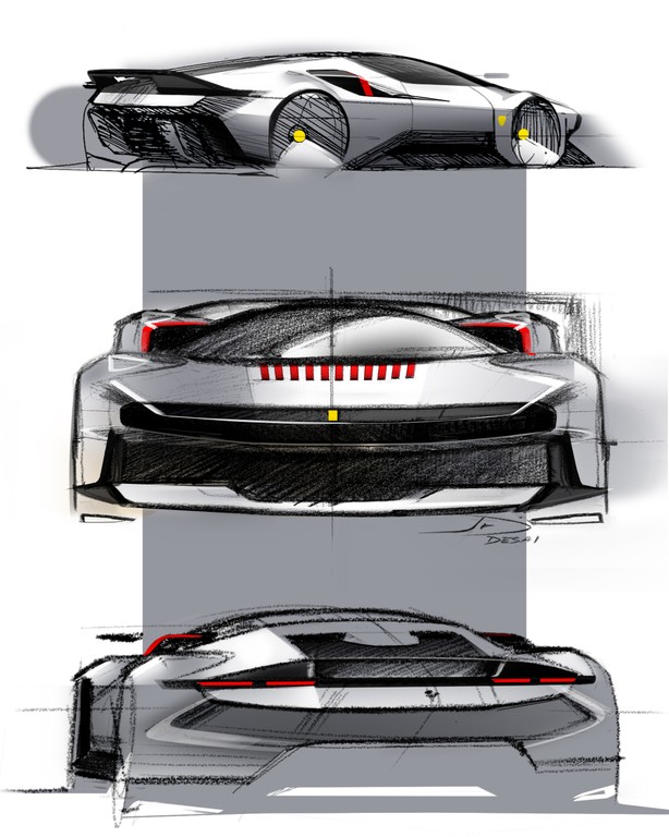 Ferrari CZ26 Sketches